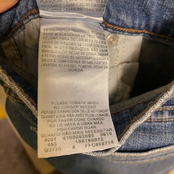 Levis Jeans 14 L Stretch Boot Cut Blue Denim Bootcut 14L - Picture 8 of 9